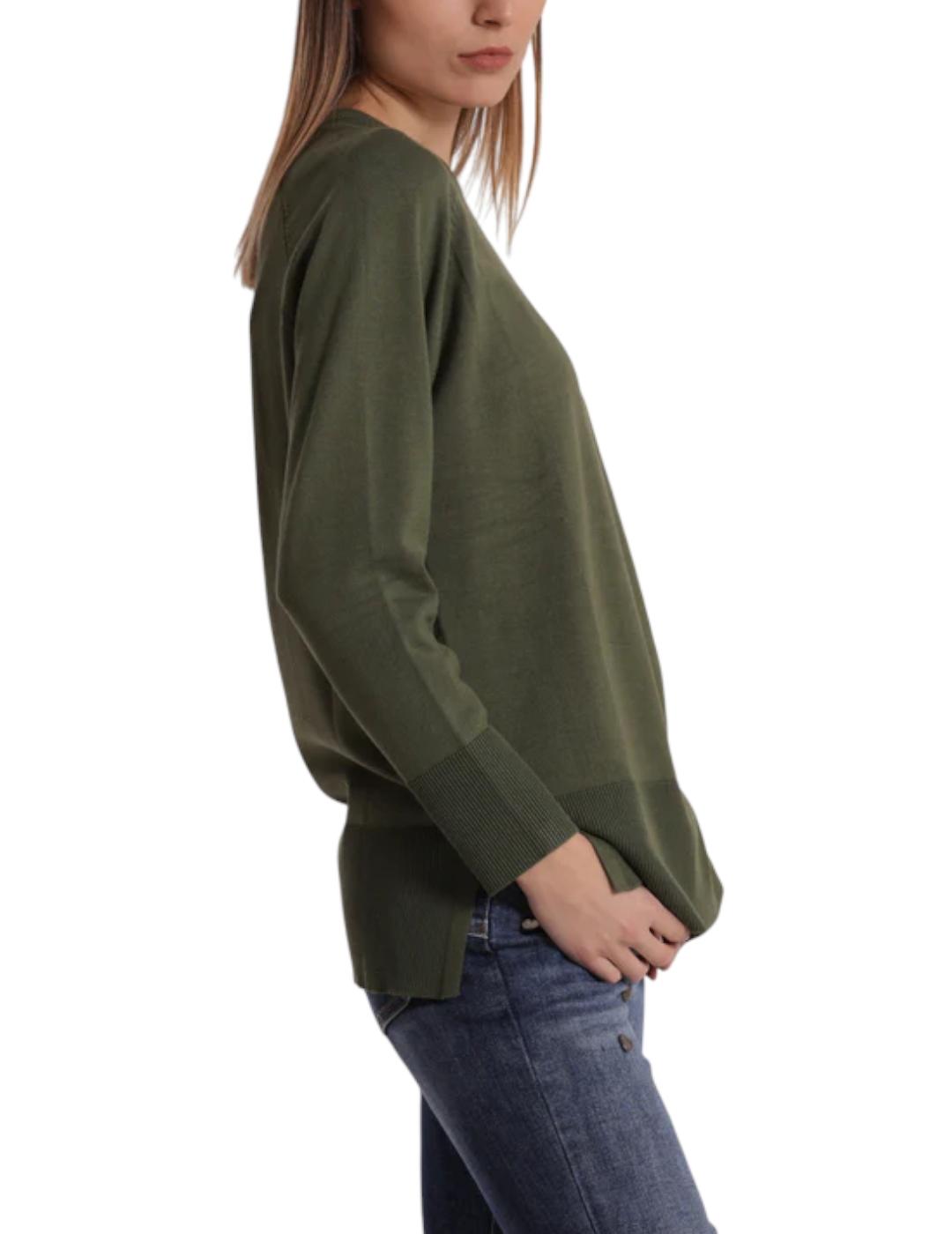 Jersey Mimi Muà Cuello Redondo Verde