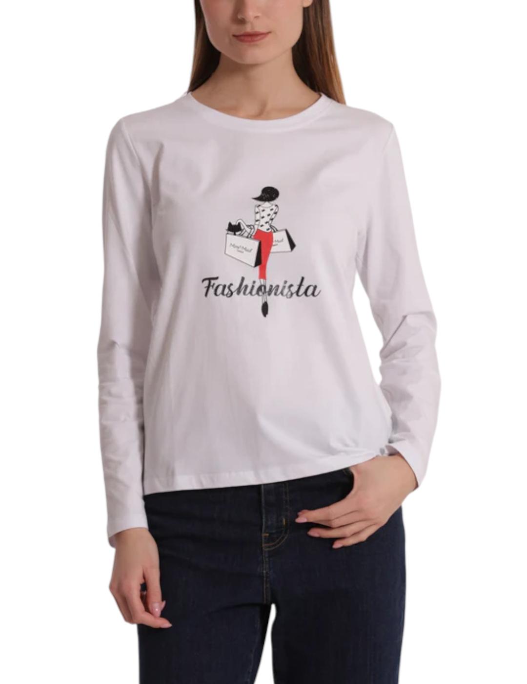 Camiseta Mimi Muà Chica Blanca