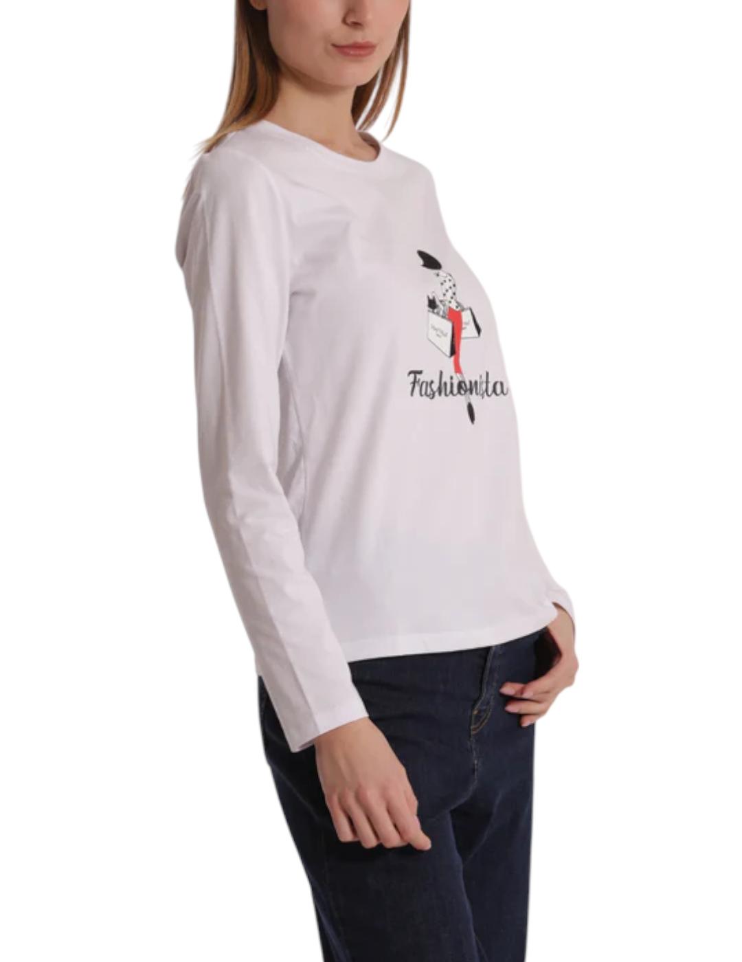 Camiseta Mimi Muà Chica Blanca