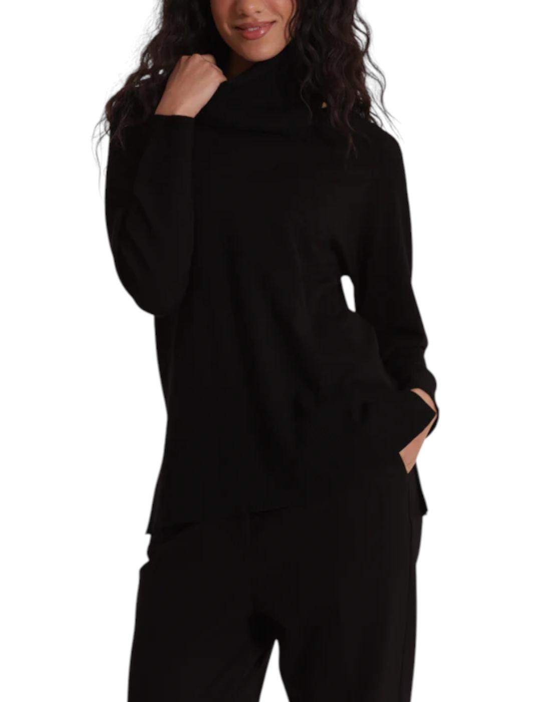 Jersey Mimi Muà Cuello Redondo Camel