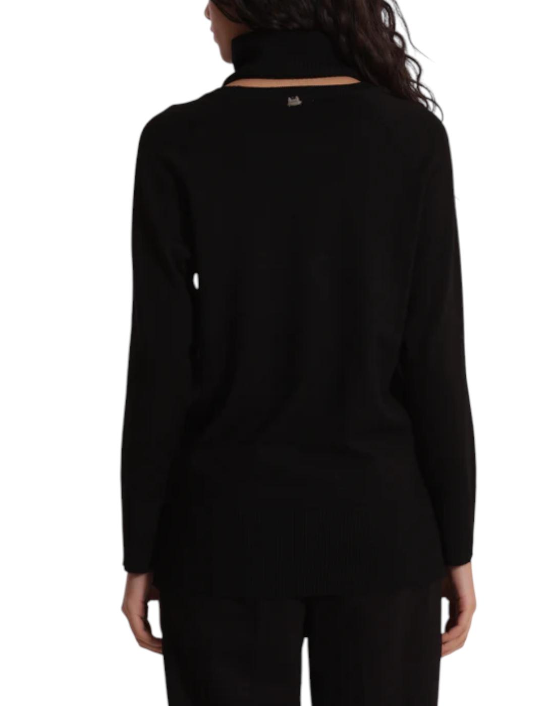 Jersey Mimi-Muà Cuello Redondo Negro