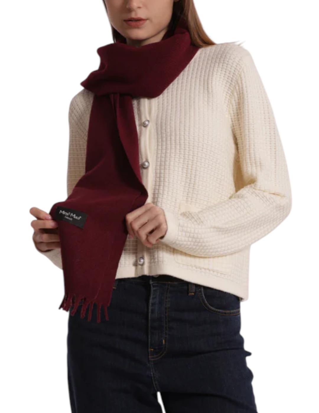 Bufanda Mimi-Muà Lisa Burdeos