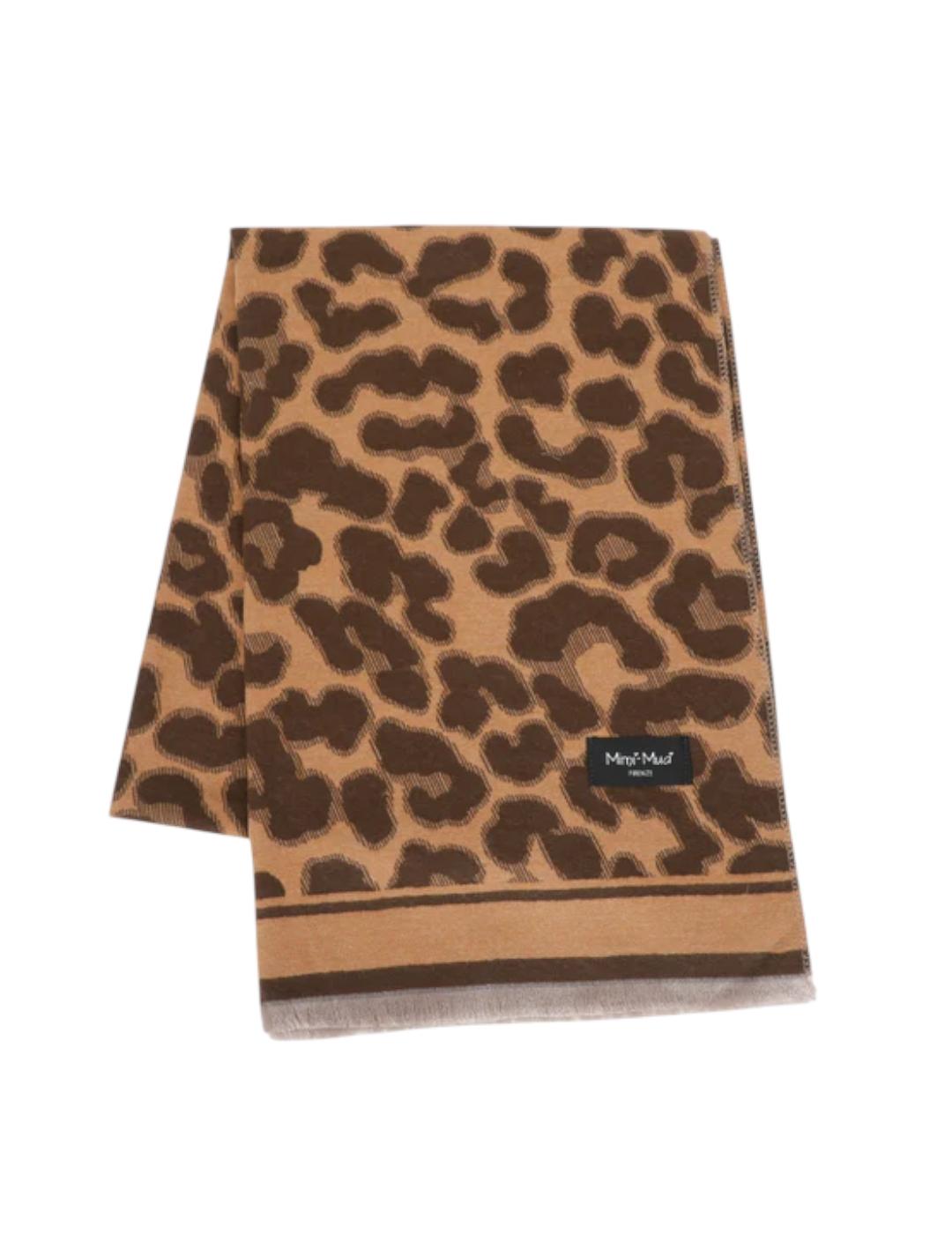 Bufanda Mimi-Muà Leopardo Marrón