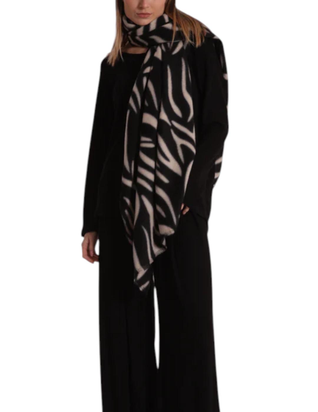 Bufanda Mimi-Muà Cebra Negro