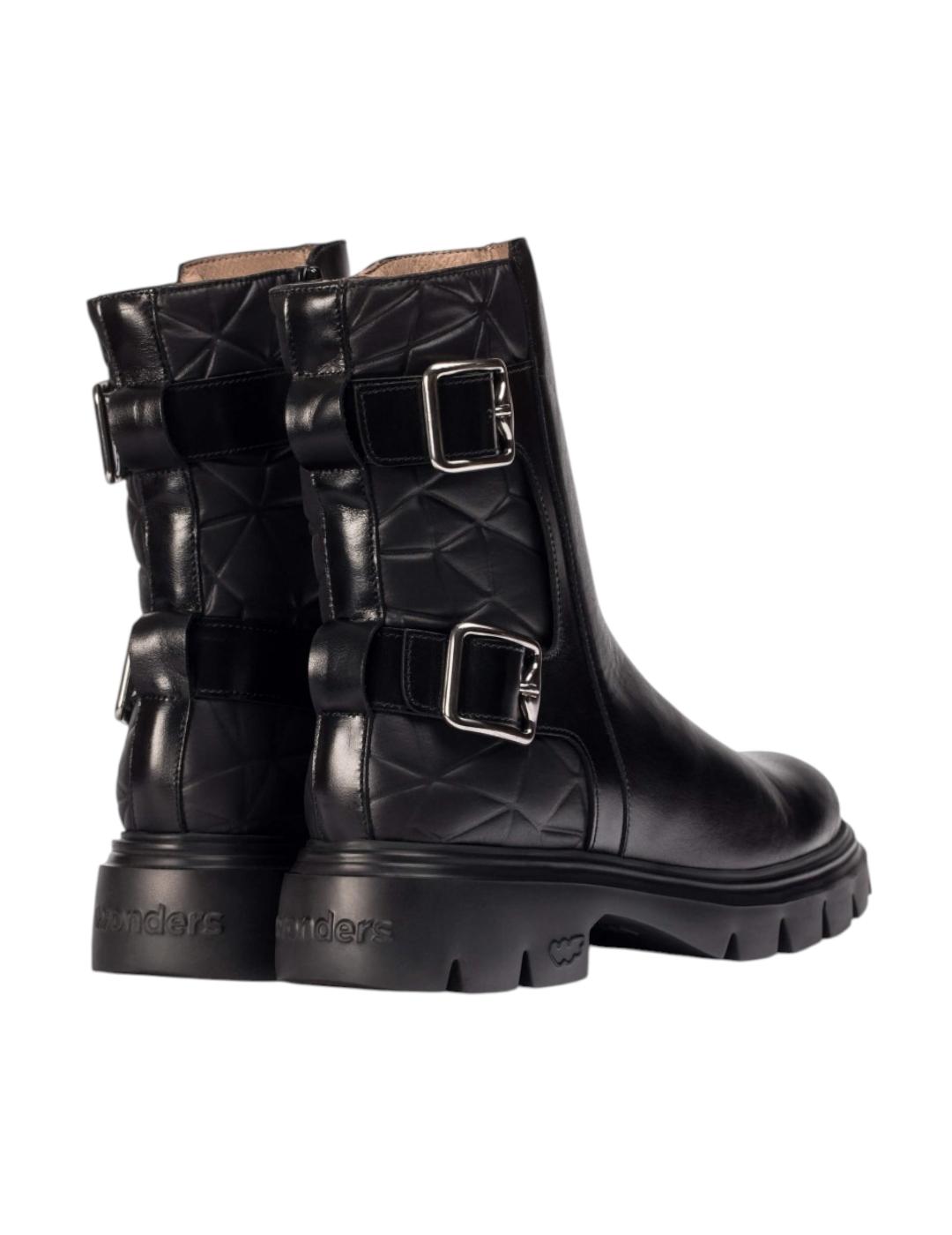 Botín Wonders Bones Negro