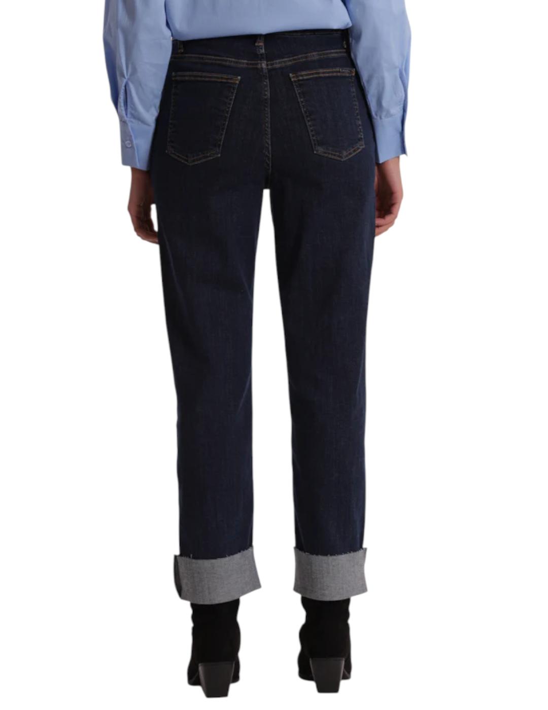 Pantalón Mimi-Muà Vaquero Con Vuelta Azul