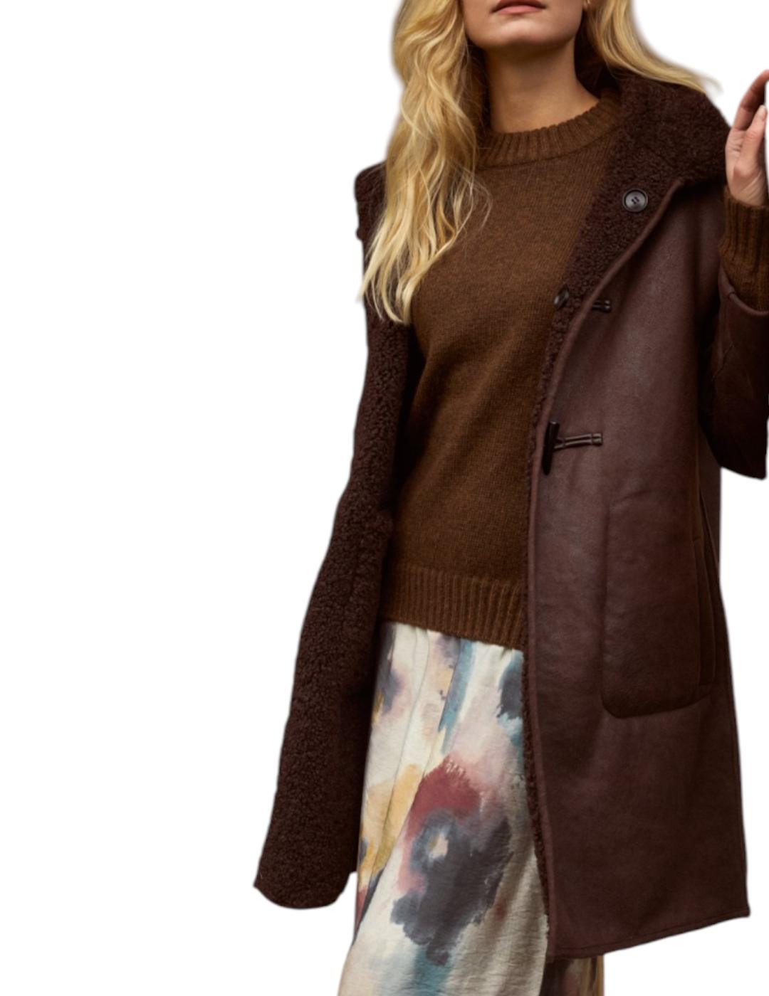 Abrigo VAN-DOS Reversible Marrón