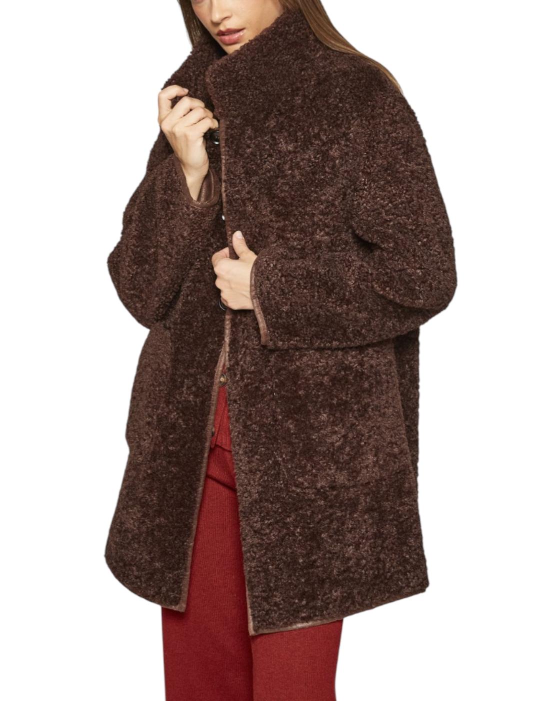 Abrigo VAN-DOS Reversible Marrón