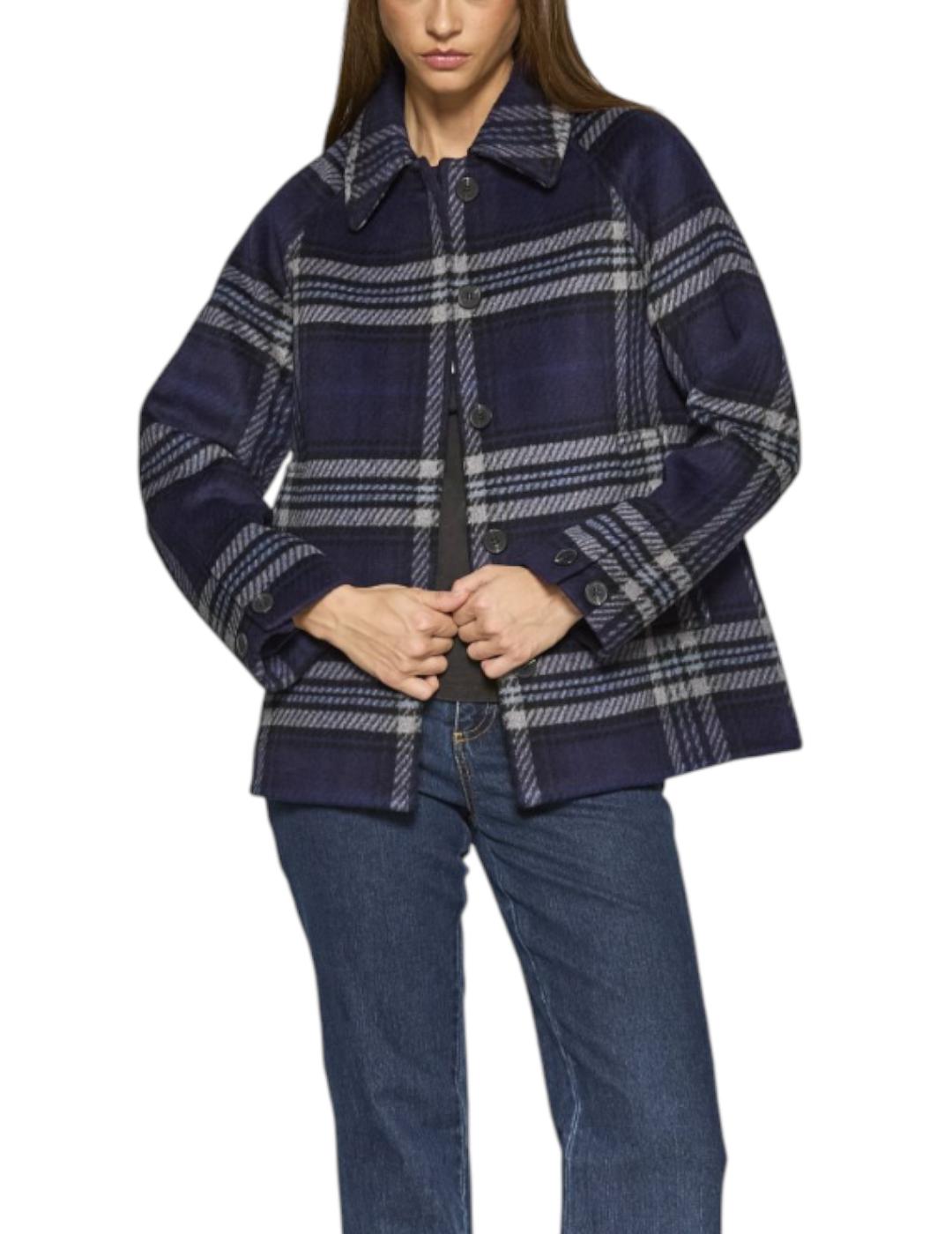 Chaquetón VAN-DOS Cuadros Marino