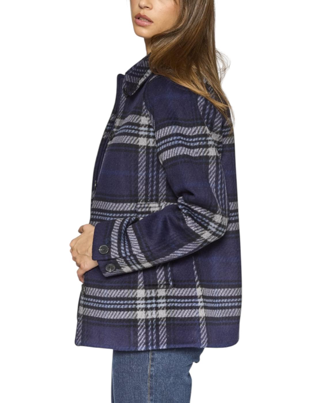 Chaquetón VAN-DOS Cuadros Marino