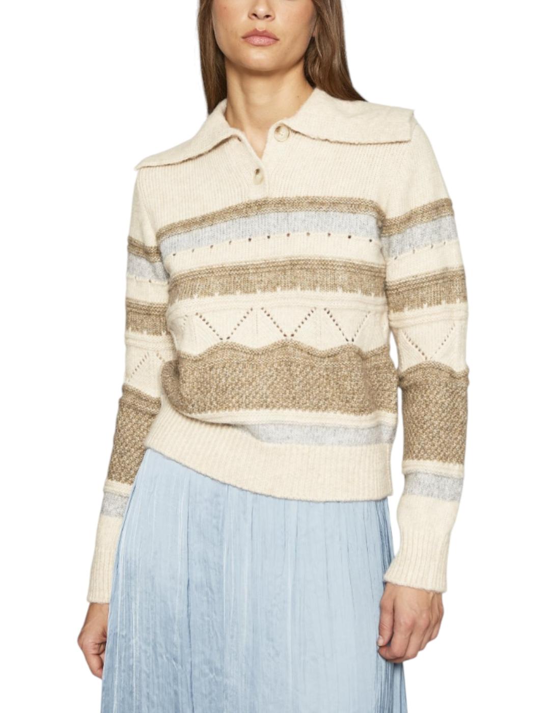 Jersey VAN-DOS Polo Beige