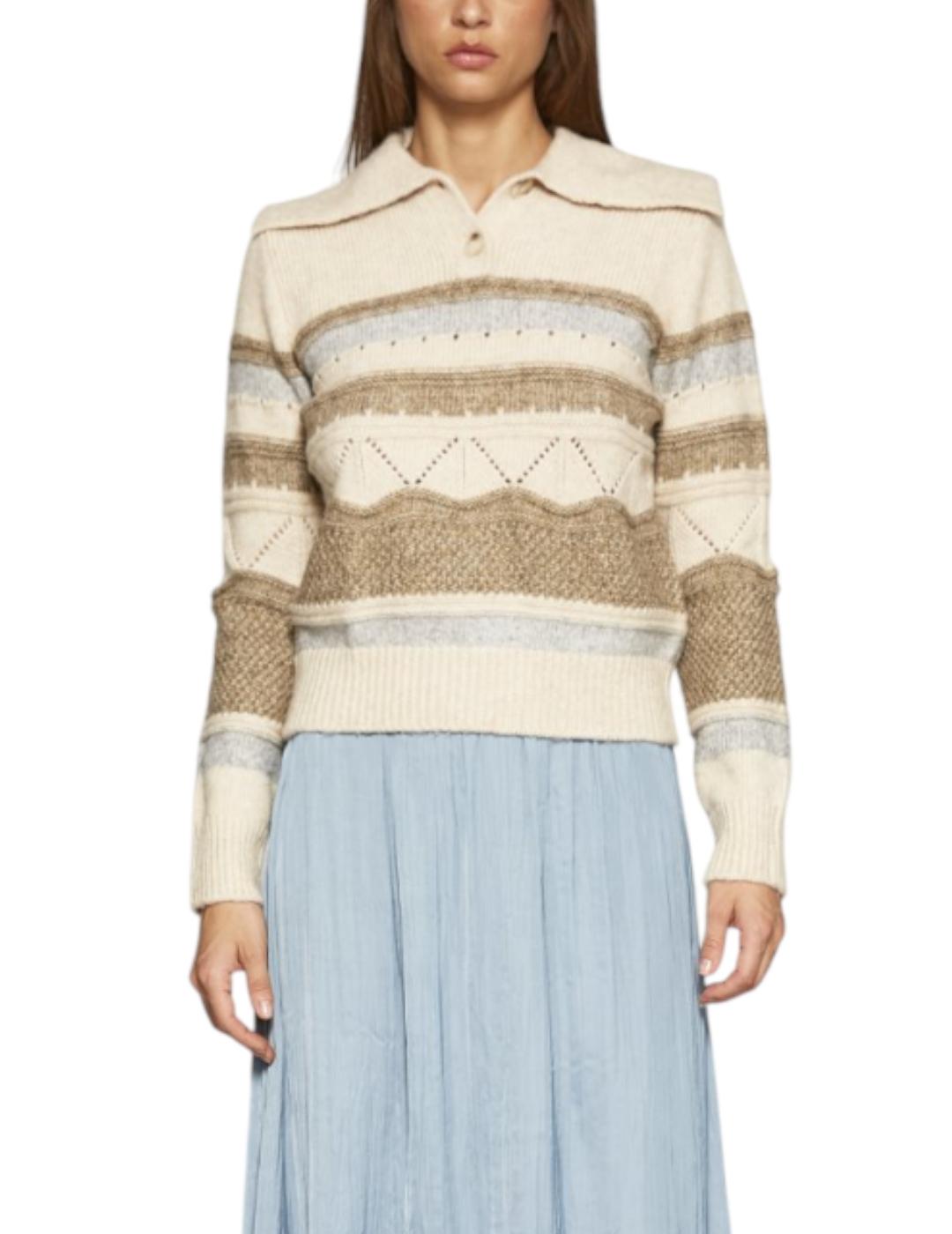 Jersey VAN-DOS Polo Beige