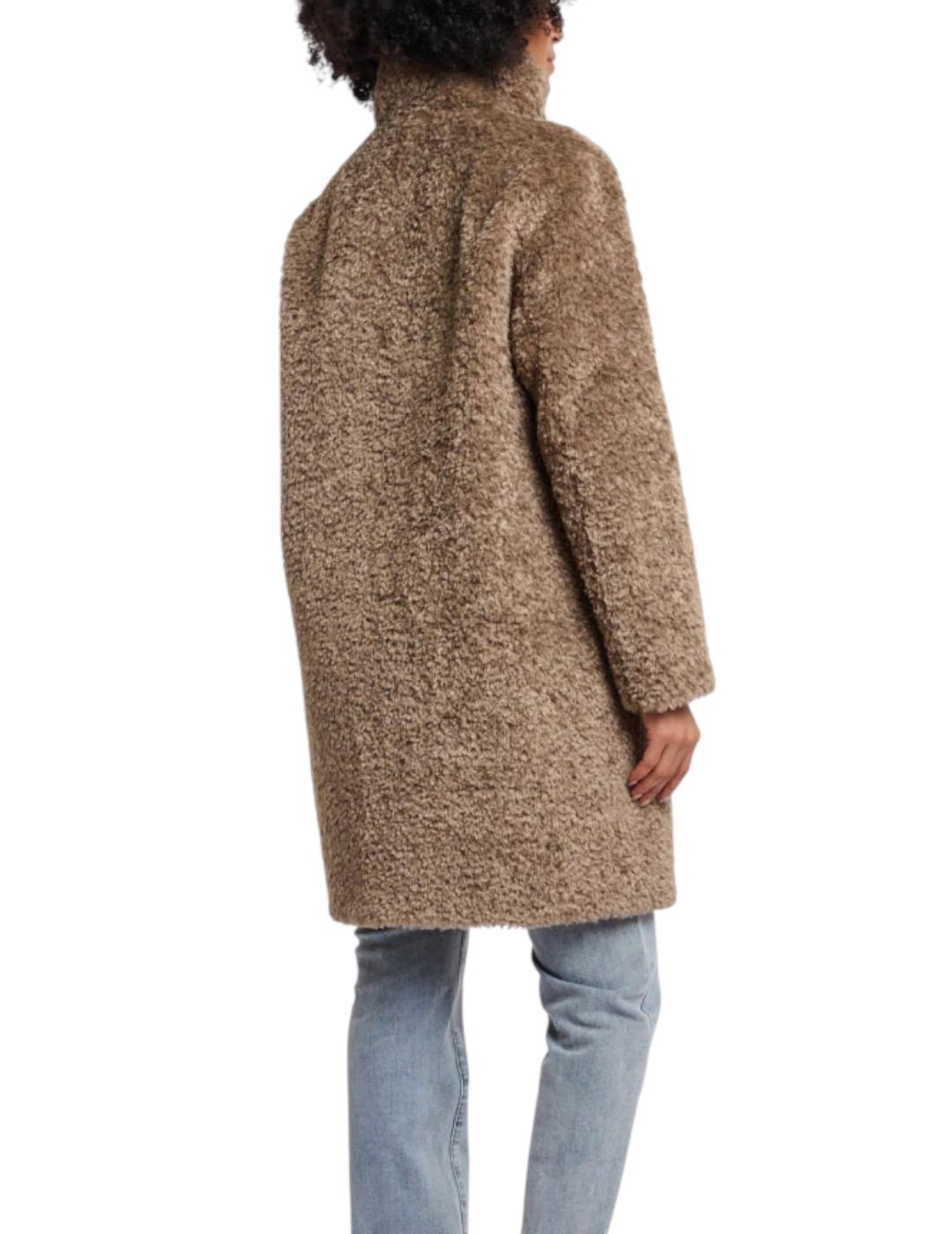 Abrigo Rino&Pelle Teddy Beige