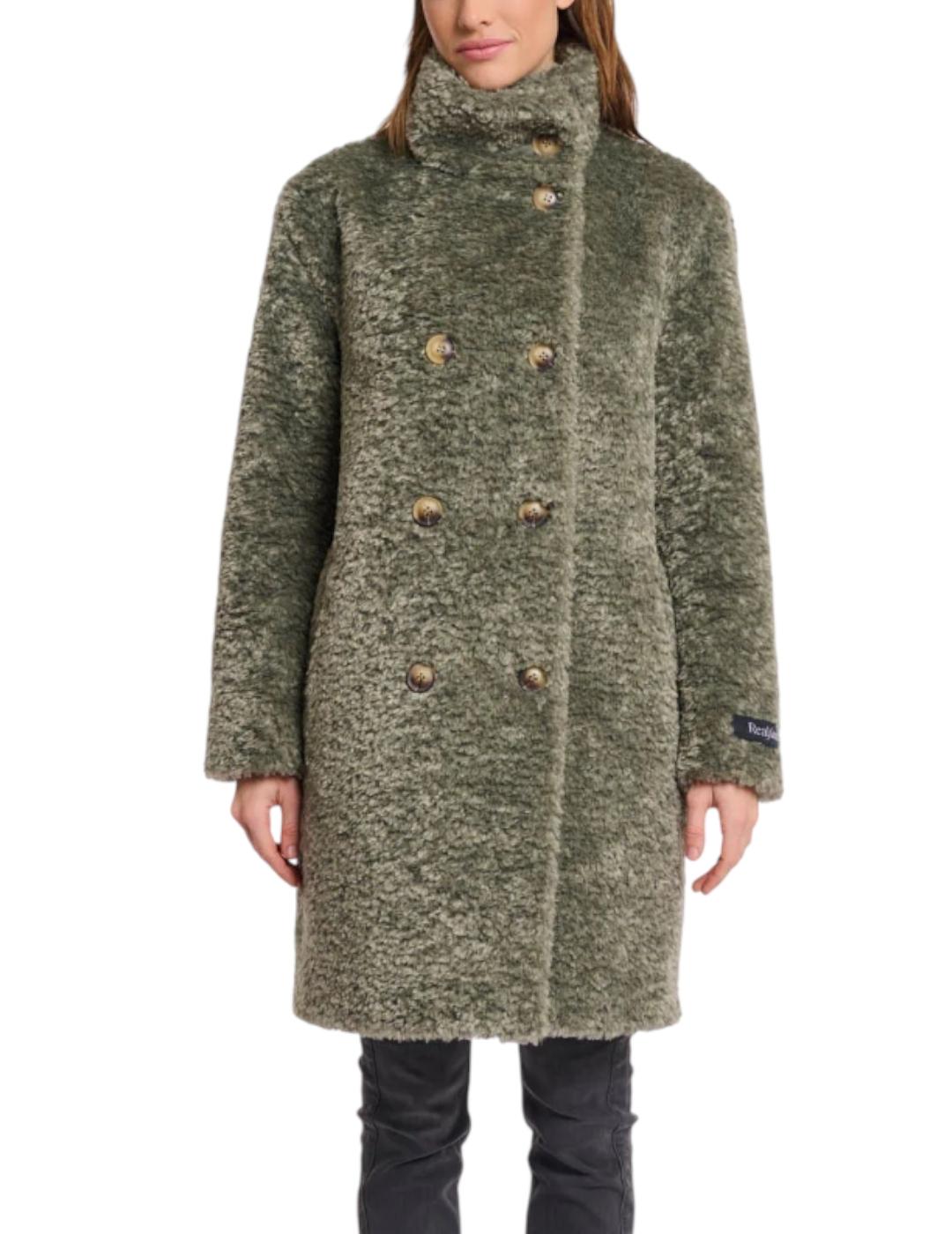 Abrigo Rino&Pelle Teddy Verde