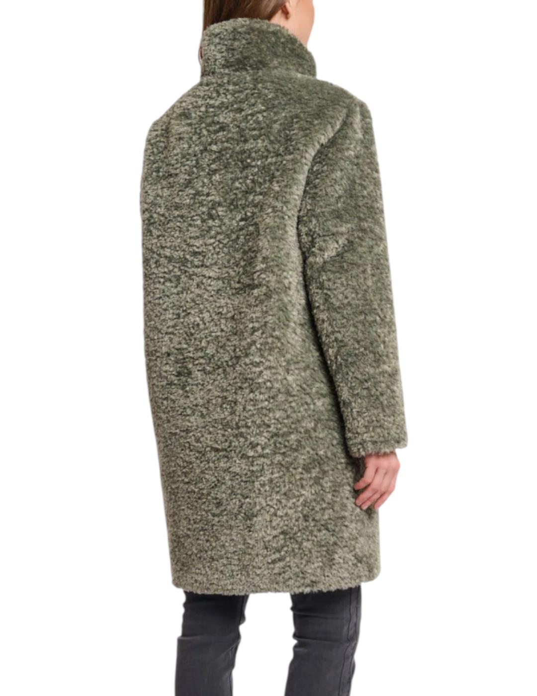 Abrigo Rino&Pelle Teddy Verde