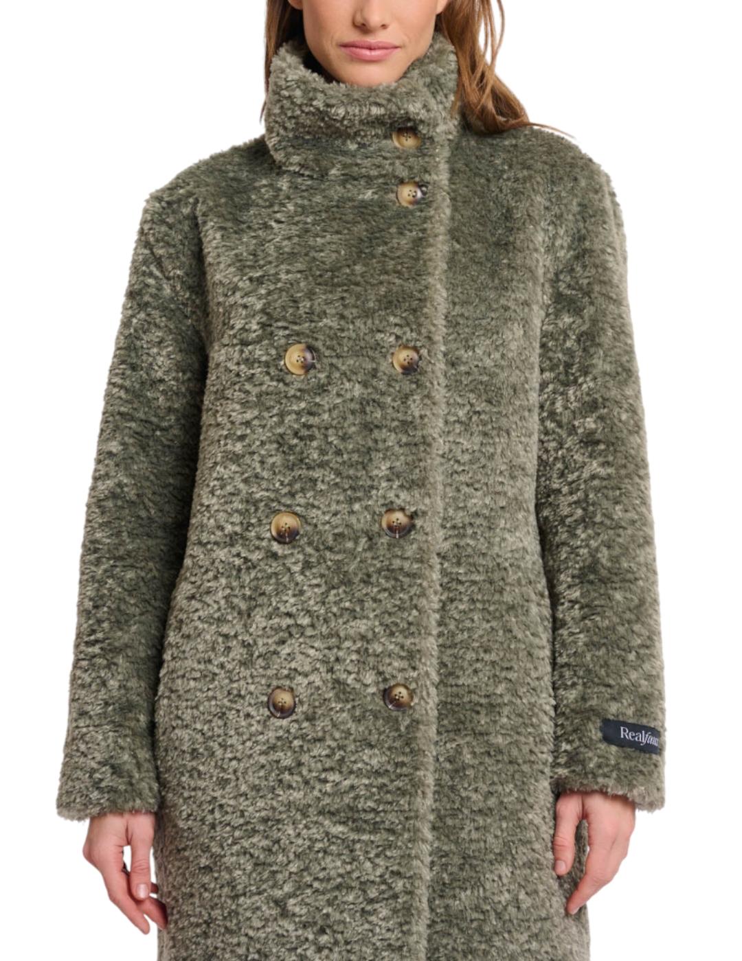 Abrigo Rino&Pelle Teddy Verde