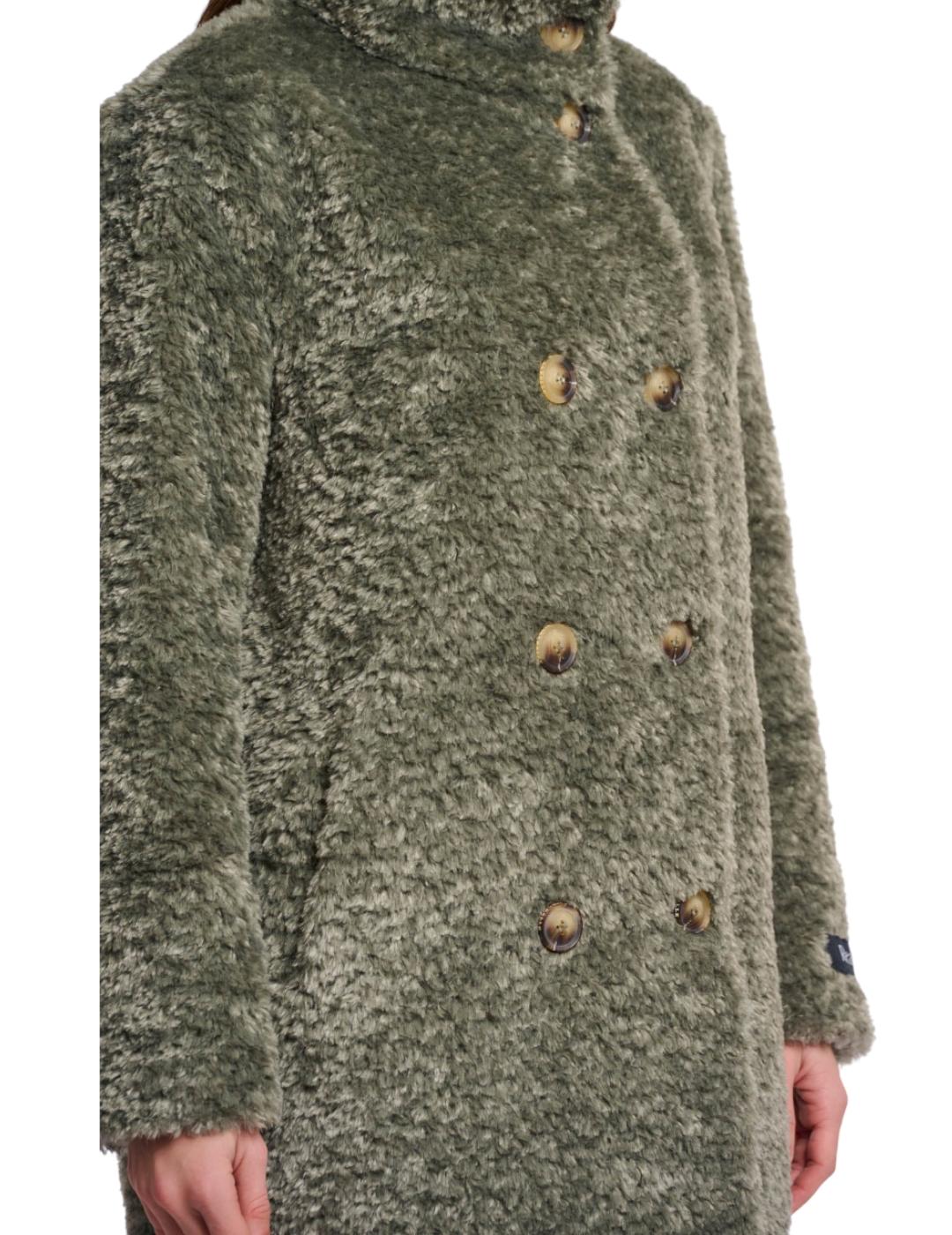 Abrigo Rino&Pelle Teddy Verde