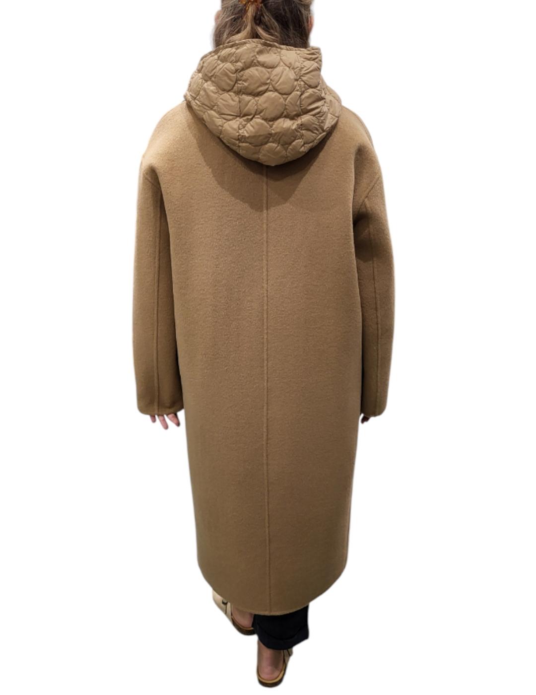 Abrigo Rino&Pelle Con Chaleco Camel