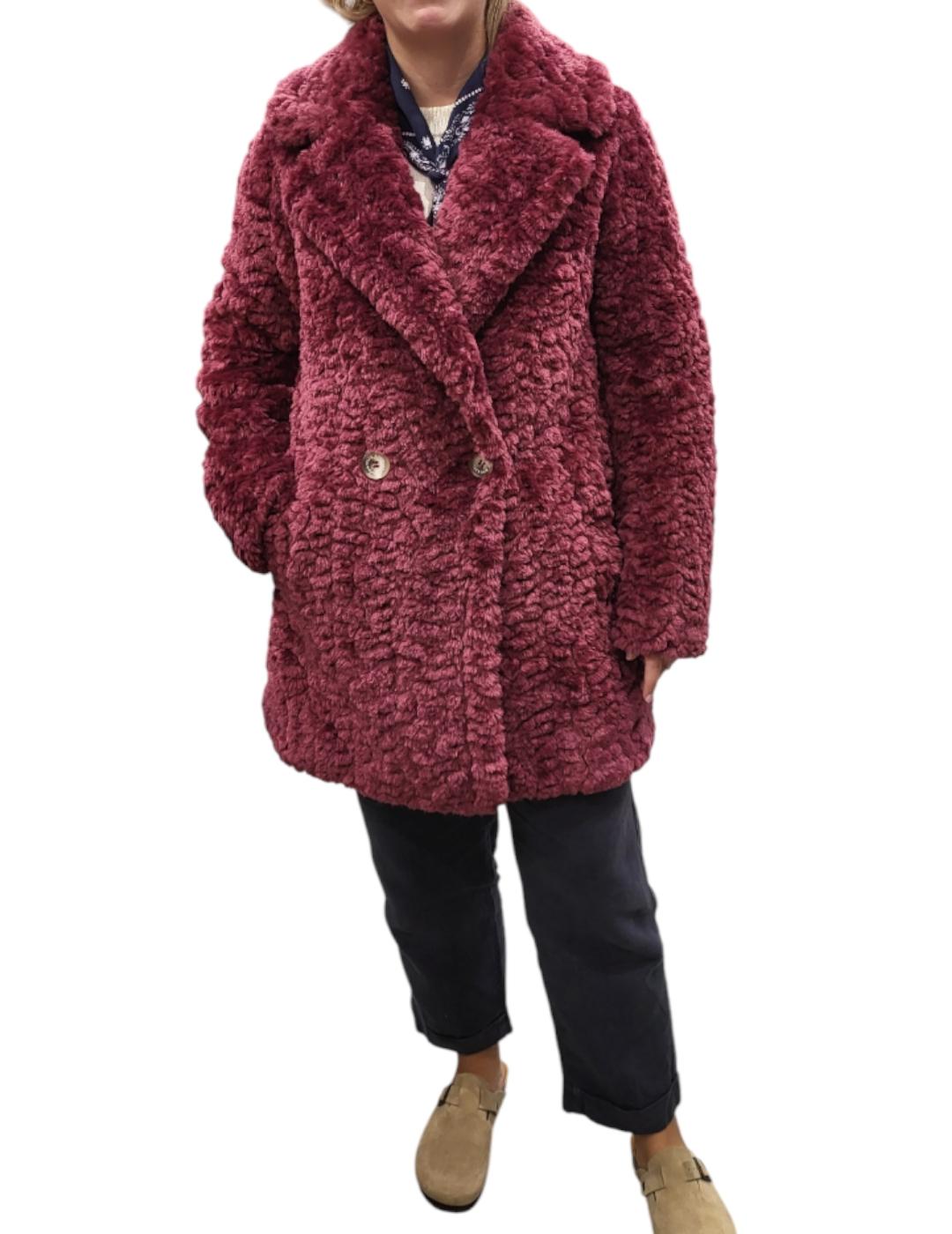 Chaquetón Rino&Pelle Rizo Burdeos