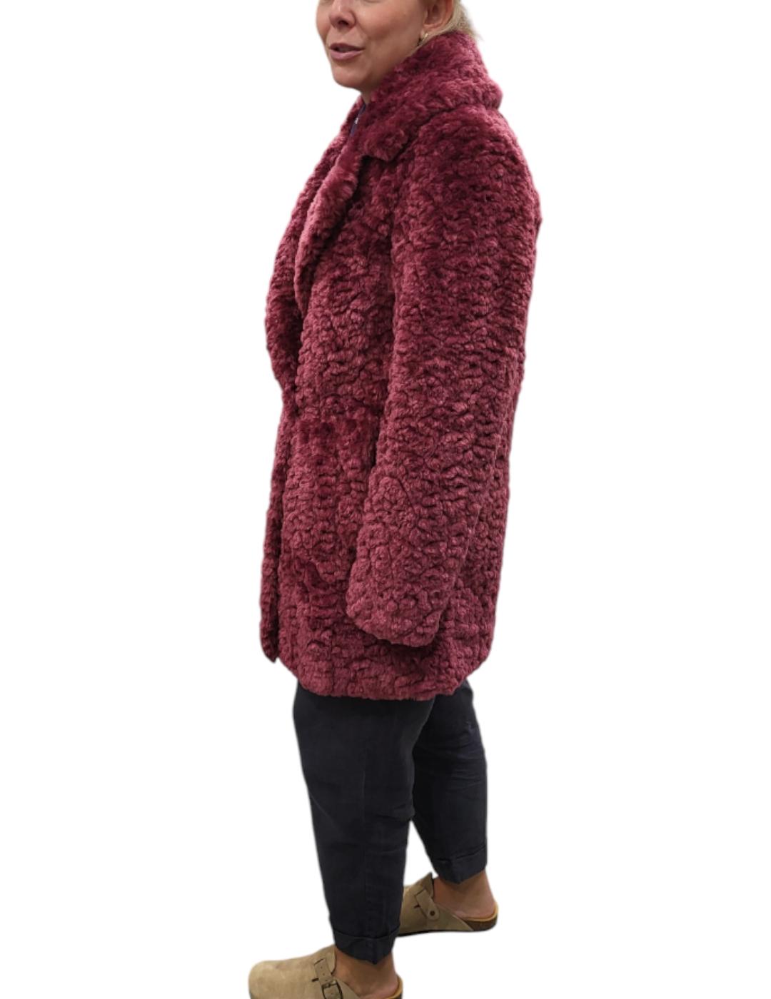 Chaquetón Rino&Pelle Rizo Burdeos