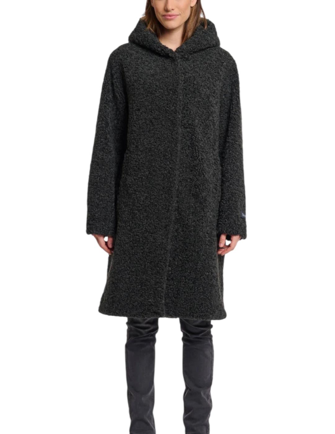Abrigo Rino&Pelle Teddy Capucha Gris