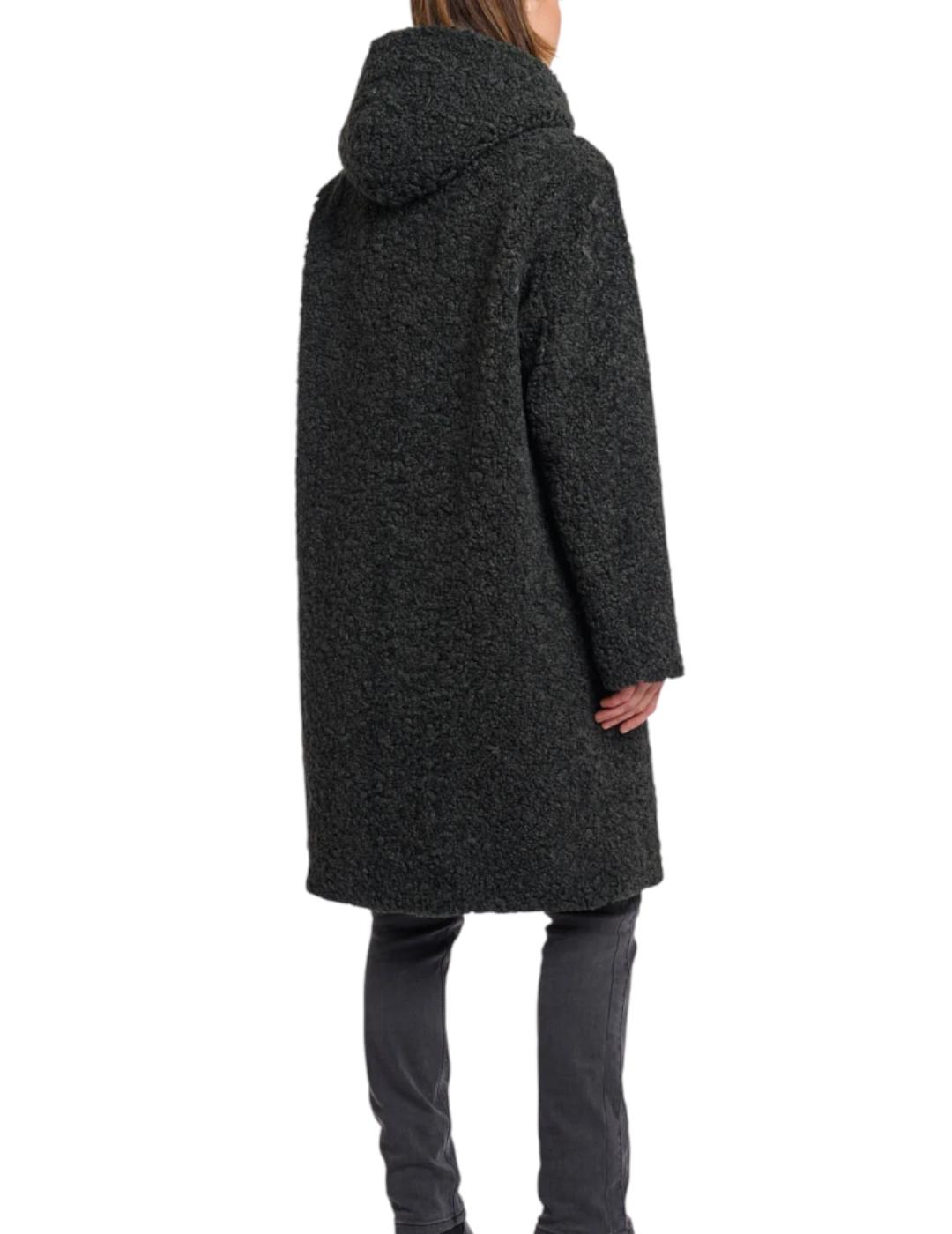 Abrigo Rino&Pelle Teddy Capucha Gris