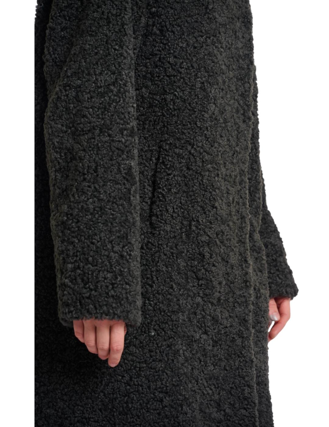 Abrigo Rino&Pelle Teddy Capucha Gris