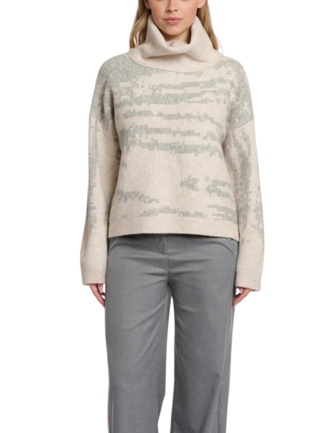 Jersey Rino&Pelle Estampado Crudo