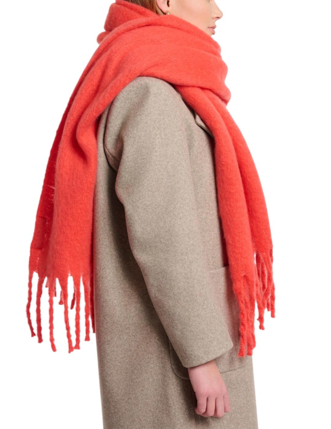 Bufanda Rino&Pelle Flecos Naranja