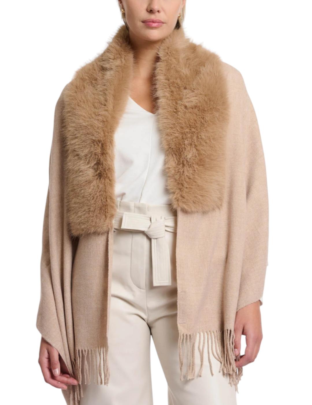 Bufanda Rino&Pelle Pelo Beige