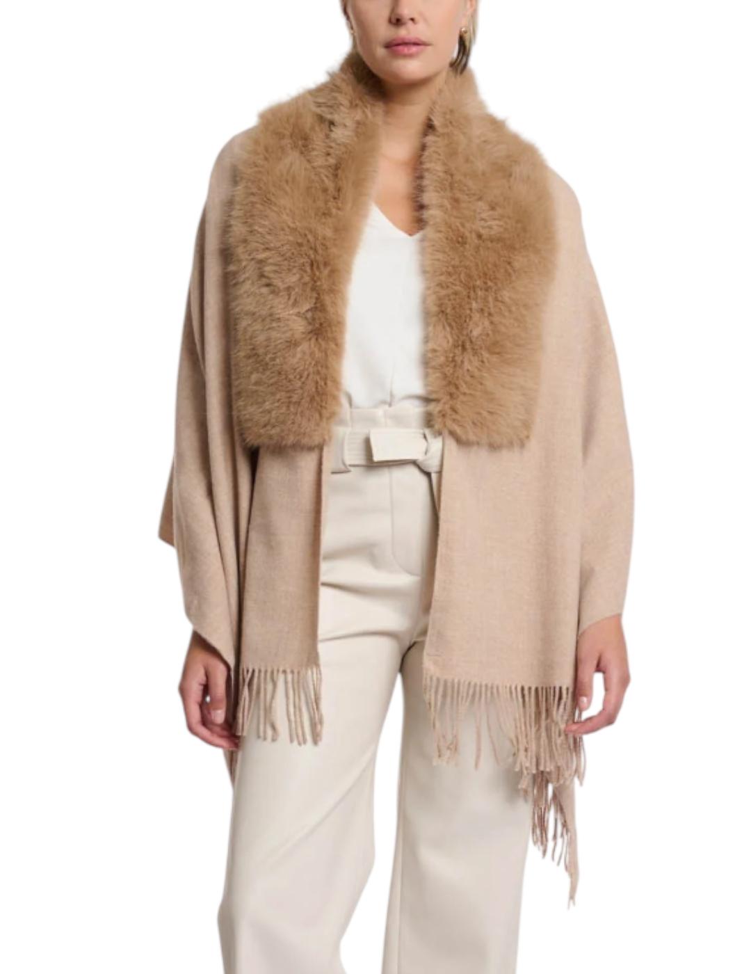 Bufanda Rino&Pelle Pelo Beige