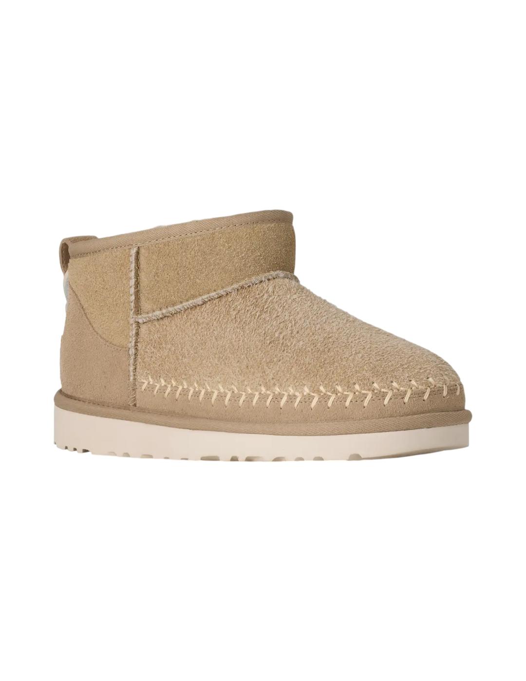 Botín Ugg Classic Ultra Mini Biarritz Mustard Seed