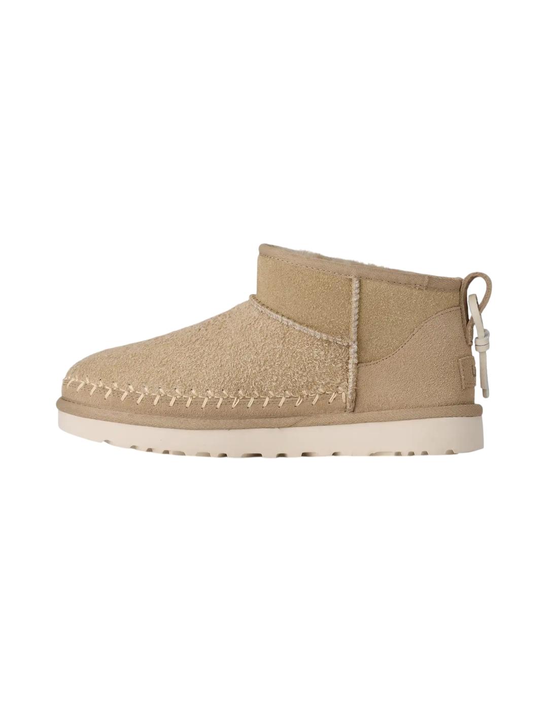 Botín Ugg Classic Ultra Mini Biarritz Mustard Seed