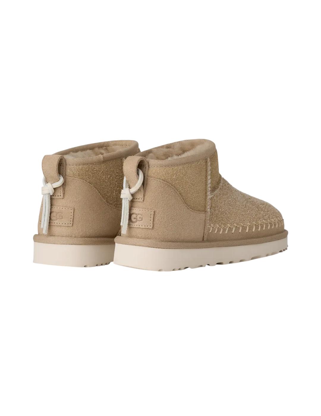 Botín Ugg Classic Ultra Mini Biarritz Mustard Seed