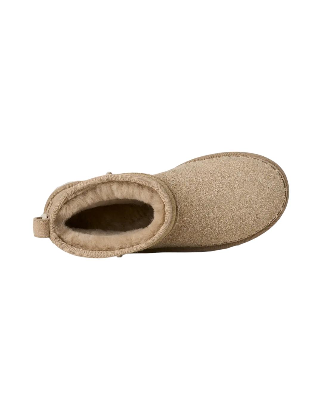 Botín Ugg Classic Ultra Mini Biarritz Mustard Seed