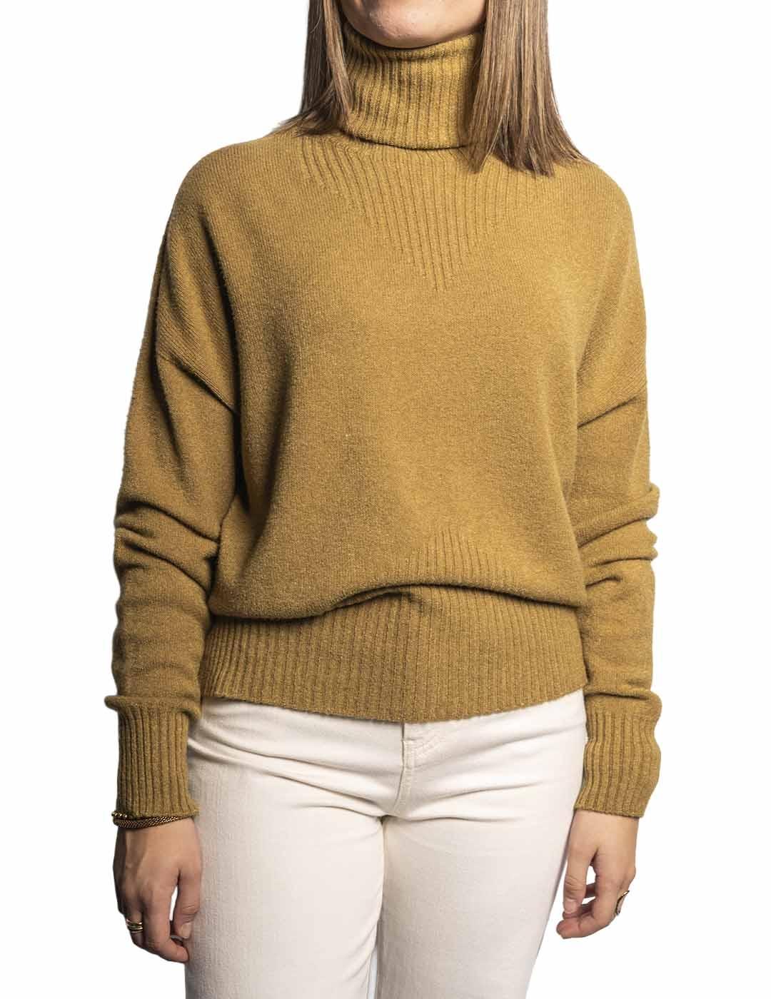 Jersey Carta Libera Cisne Corto Marrón