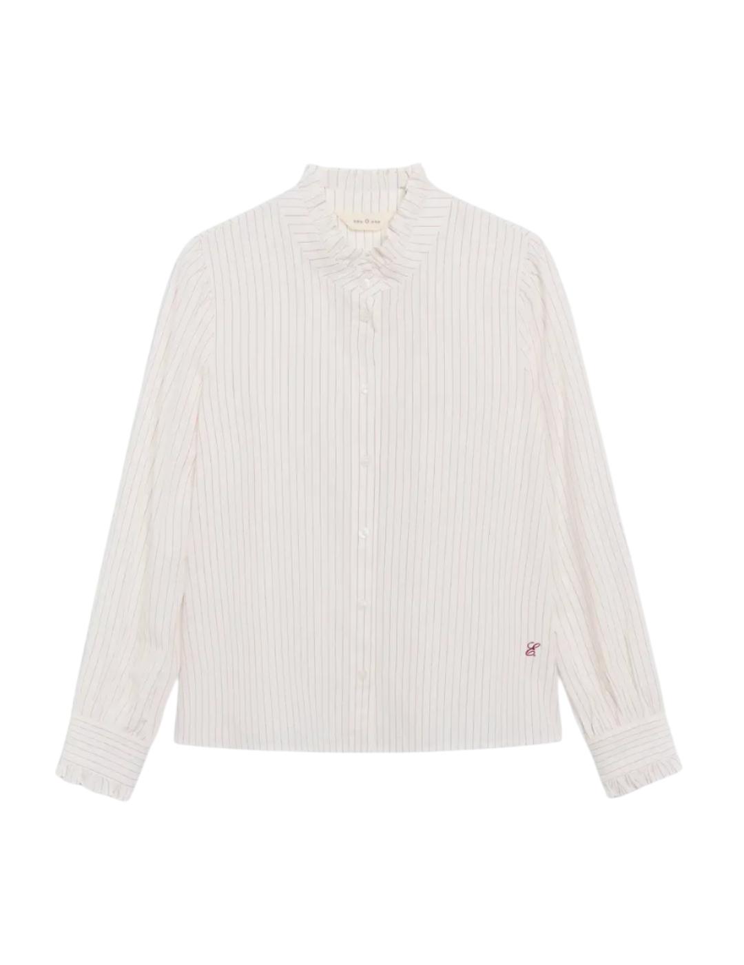 Camisa ese O ese Rayas Elisabeth Blanco