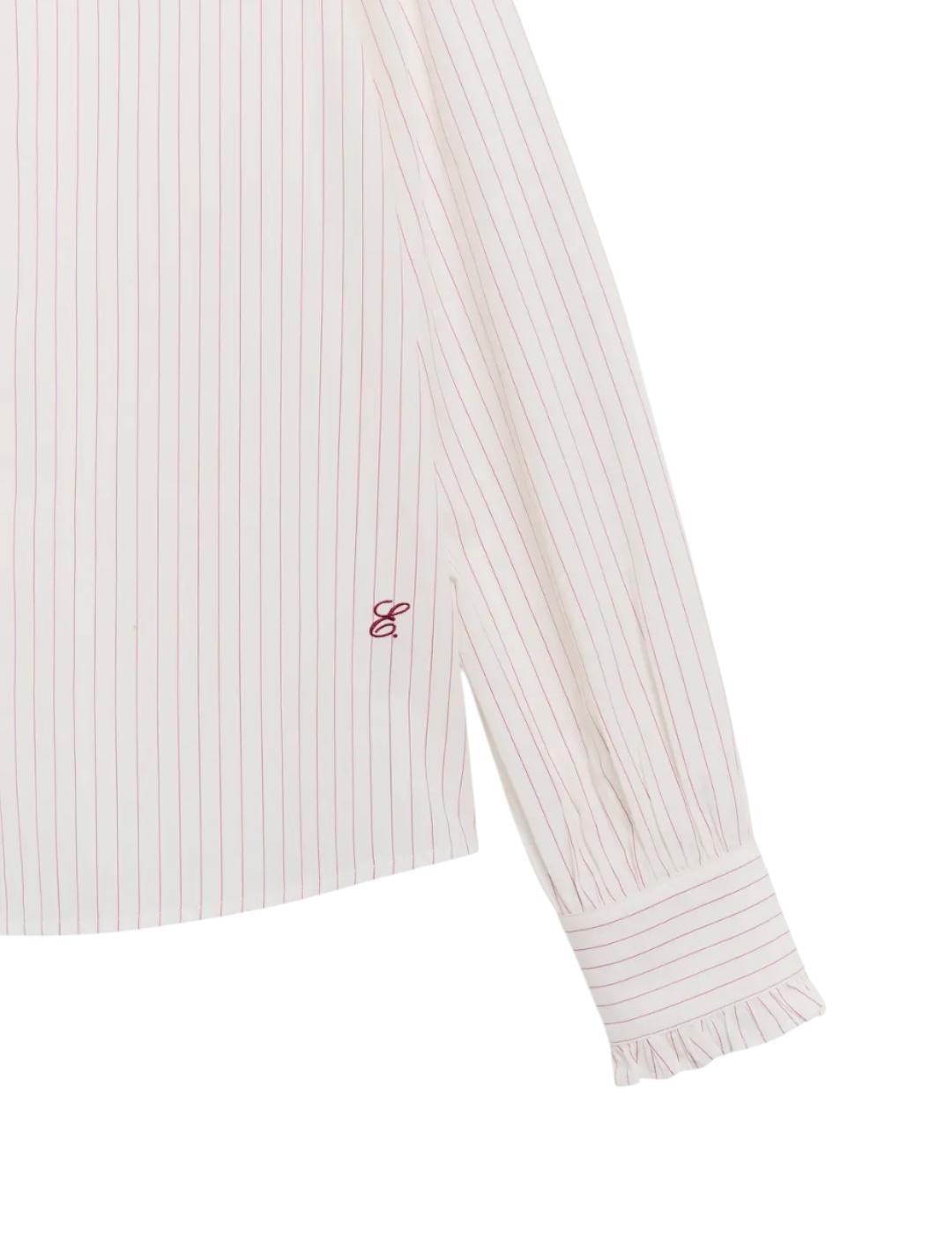 Camisa ese O ese Rayas Elisabeth Blanco