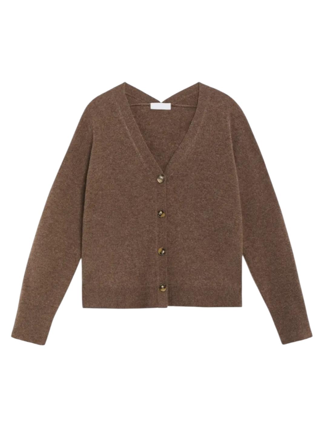 Chaqueta ese O ese Cocoon Marrón