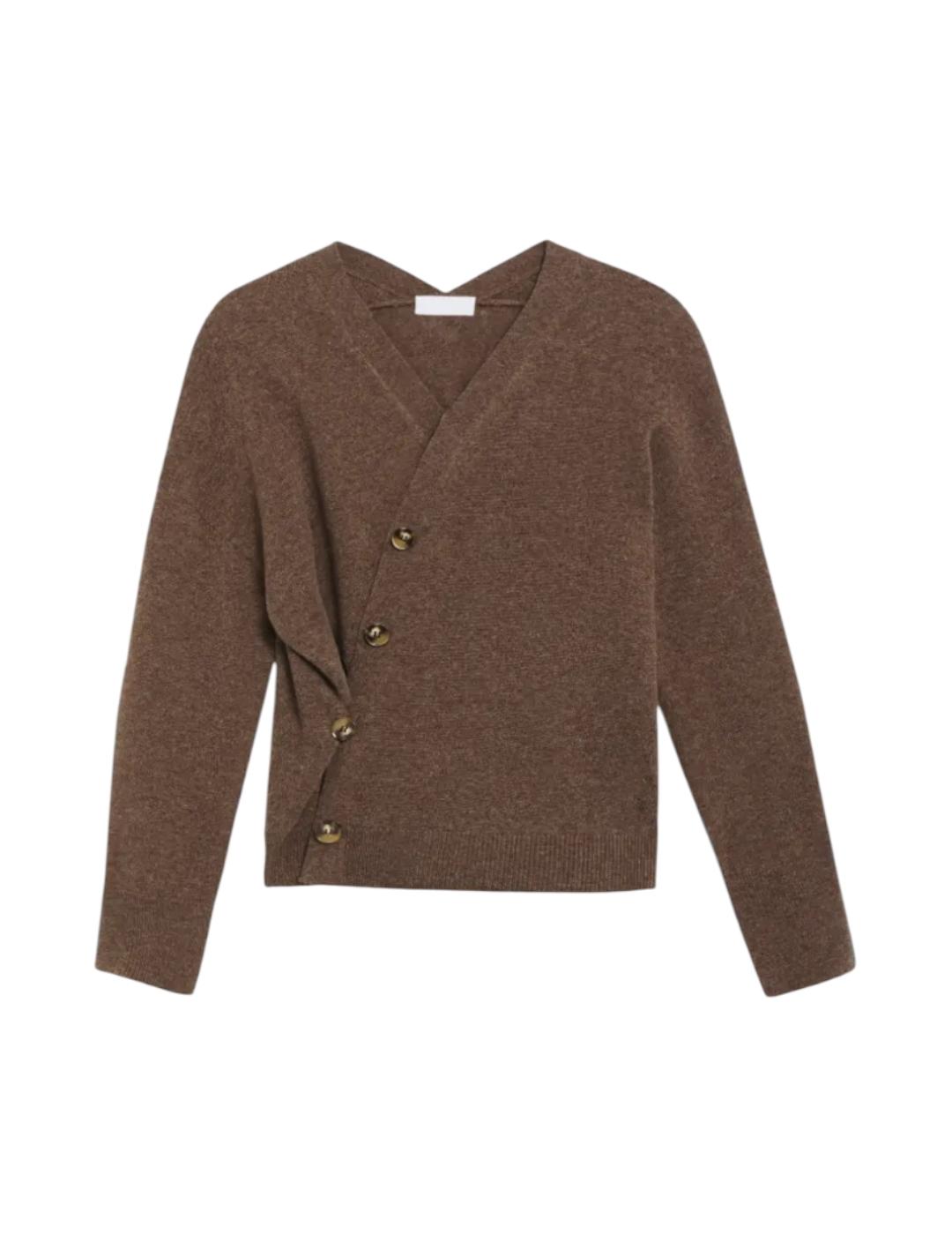 Chaqueta ese O ese Cocoon Marrón