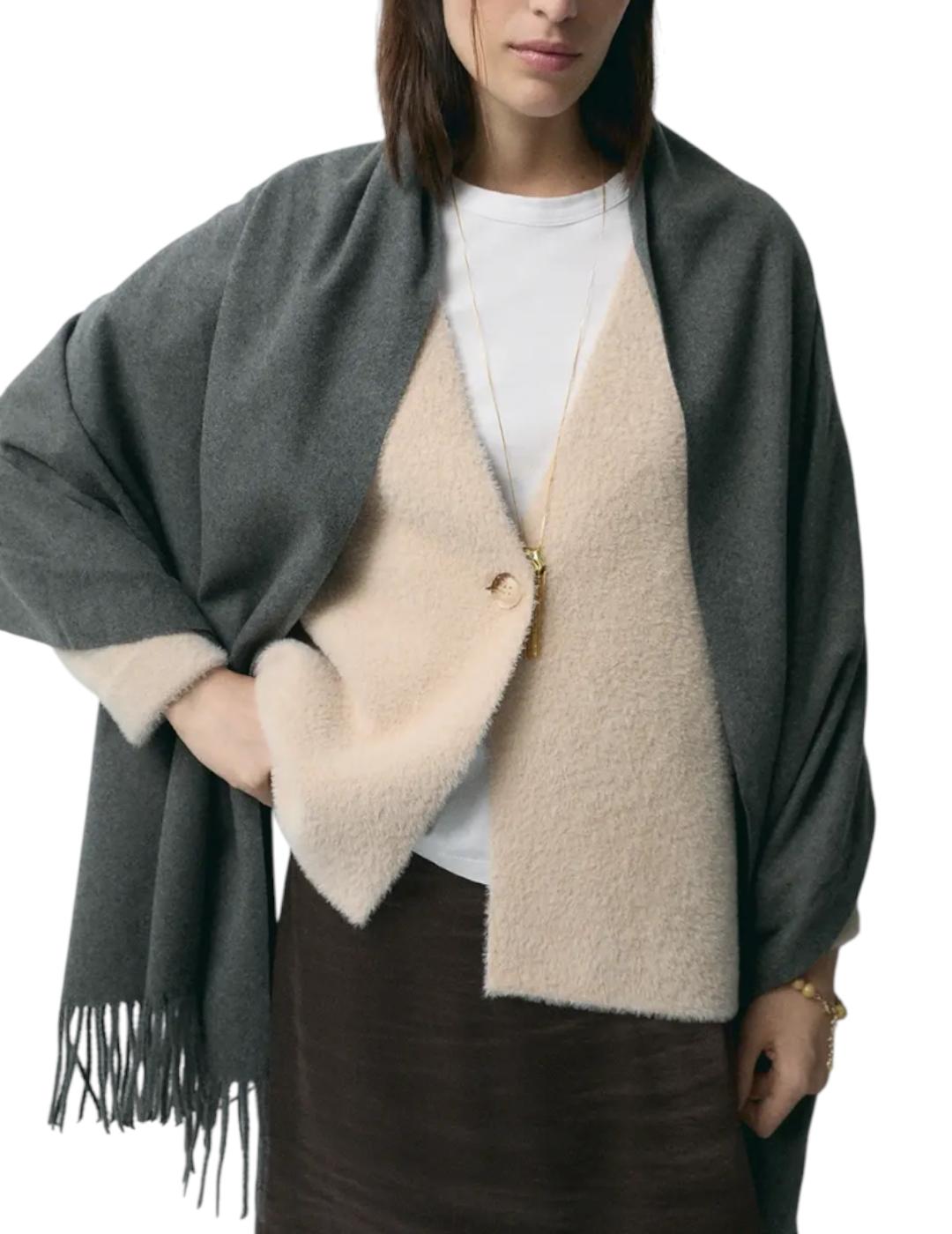 Bufanda ese O ese Basic Gris