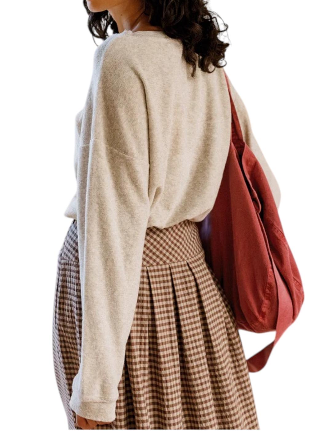 Falda Indi&cold Cuadros Mini Chocolate