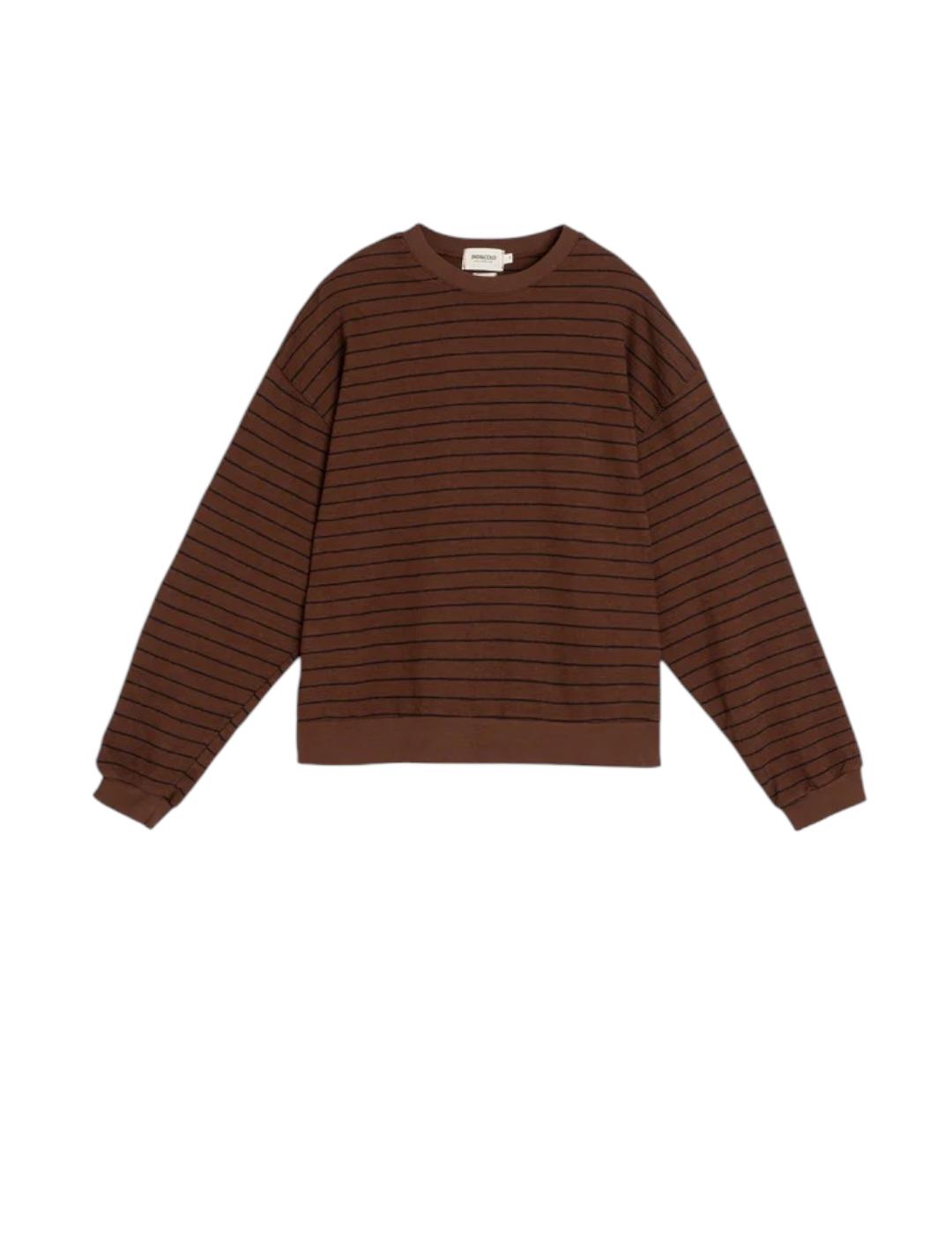 Sudadera Indi&cold Rayas Chocolate