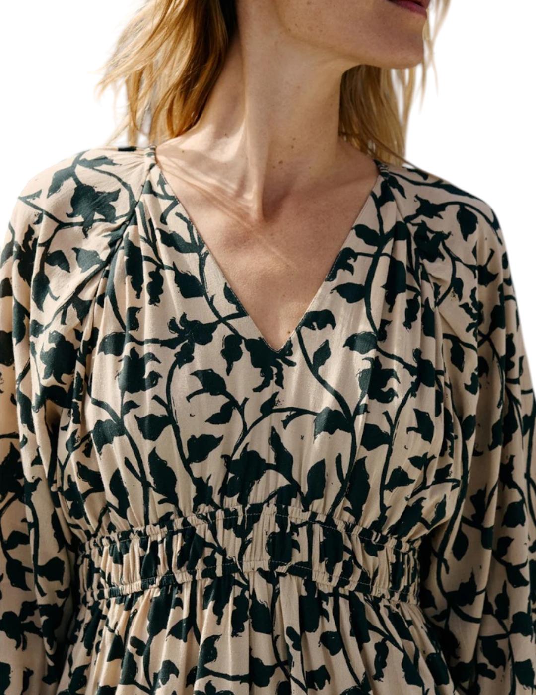 Vestido Indi&cold Midi Beige