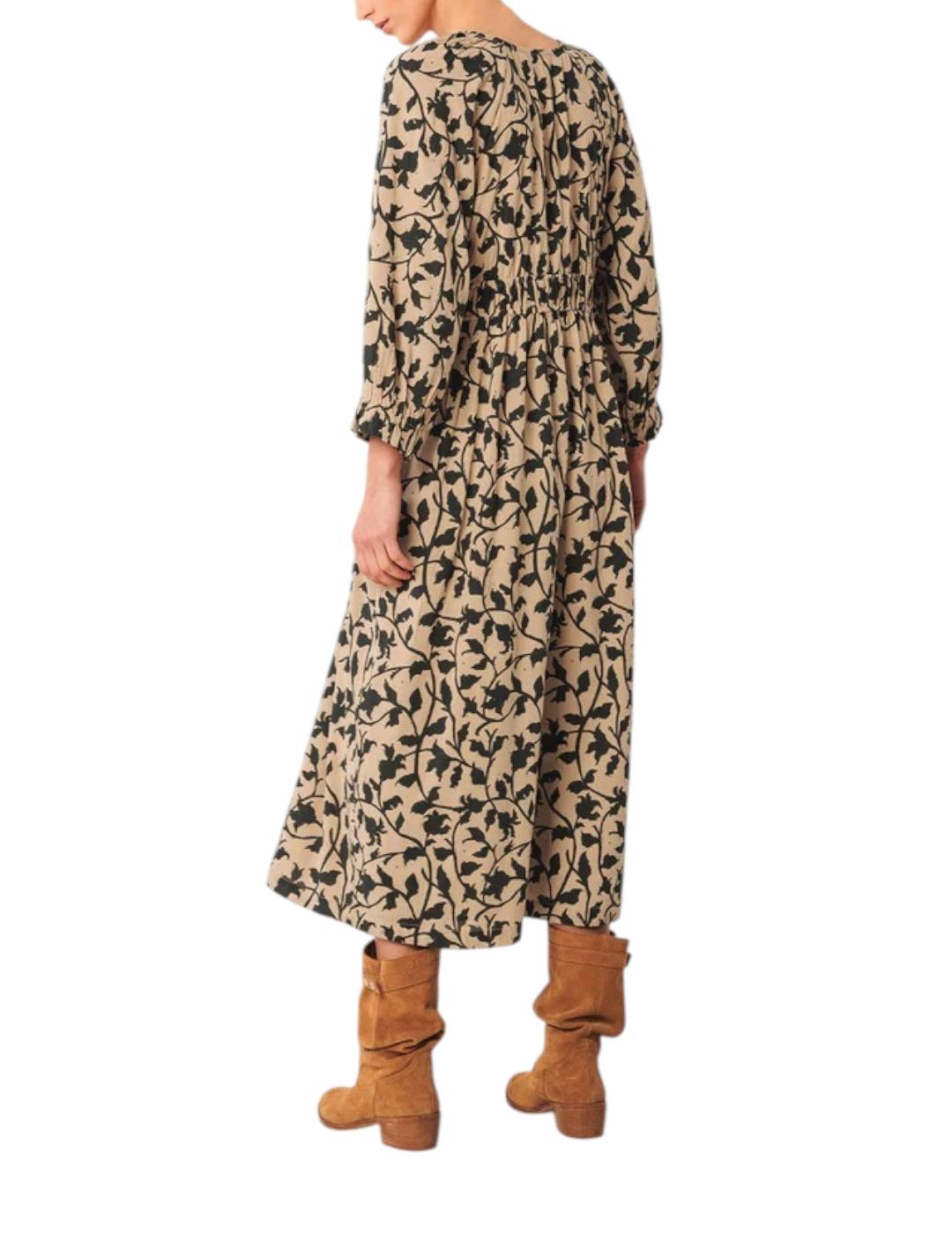 Vestido Indi&cold Midi Beige