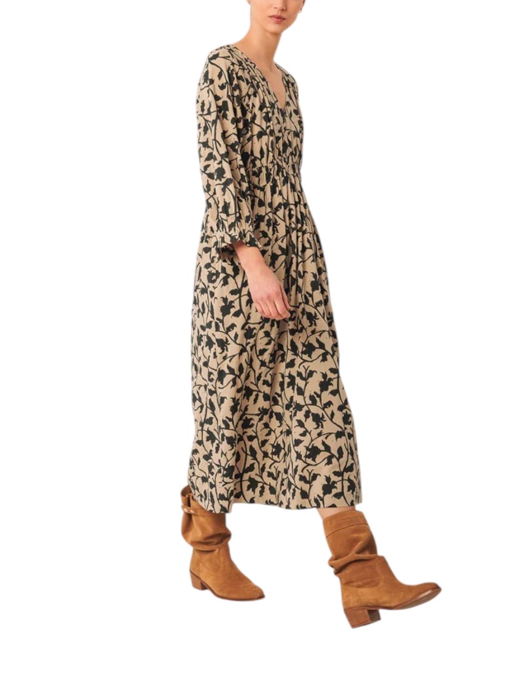 Vestido Indi&cold Midi Beige