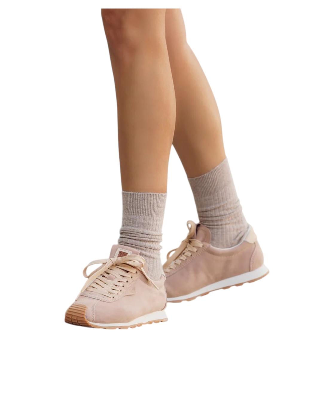 Zapatilla Popa Kira Serraje Rosa