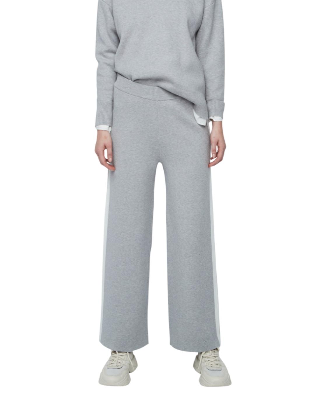 Pantalón &me Unlimited Punto Debbie Gris