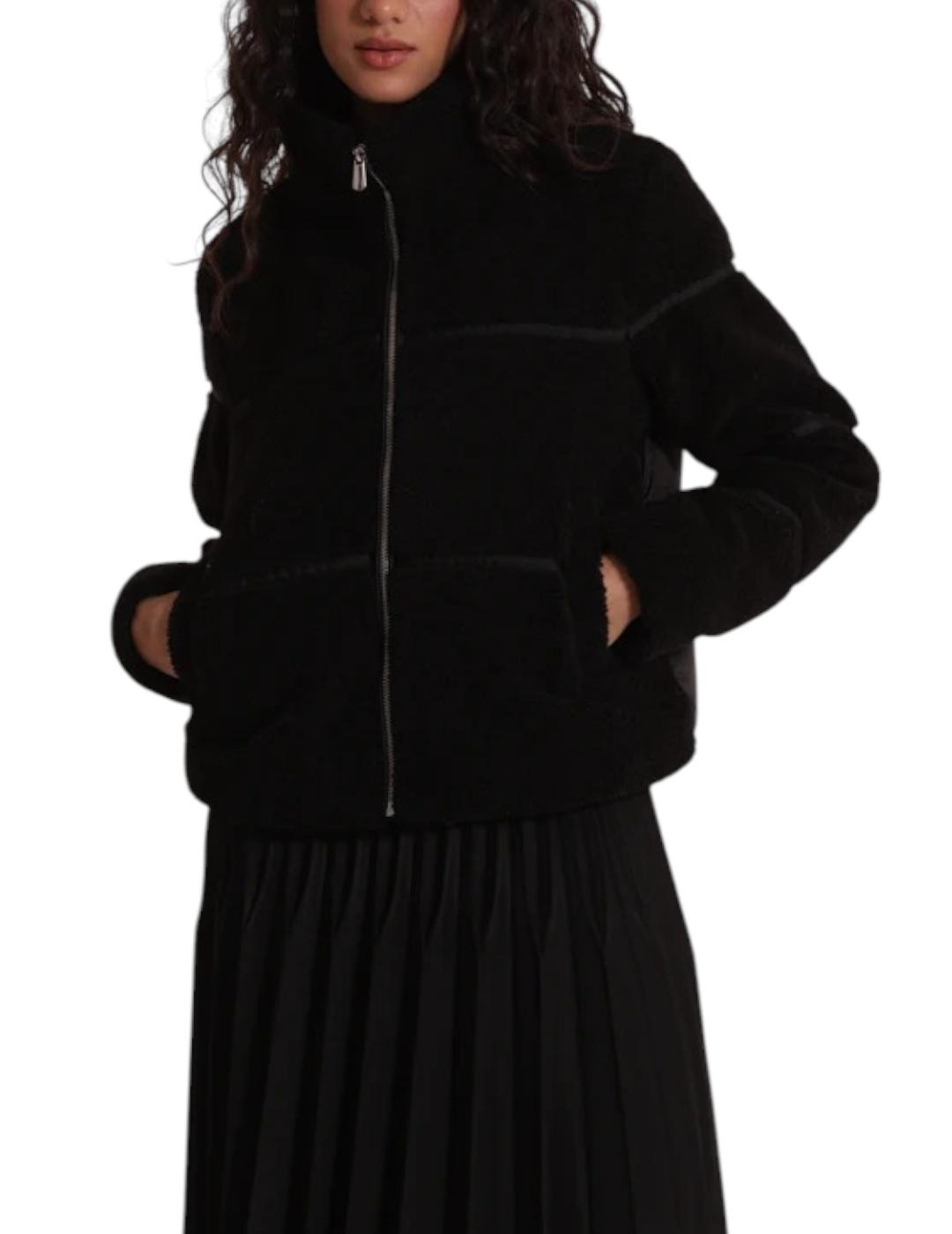 Cazadora Mimi-Muà Combinada Rizo Negro