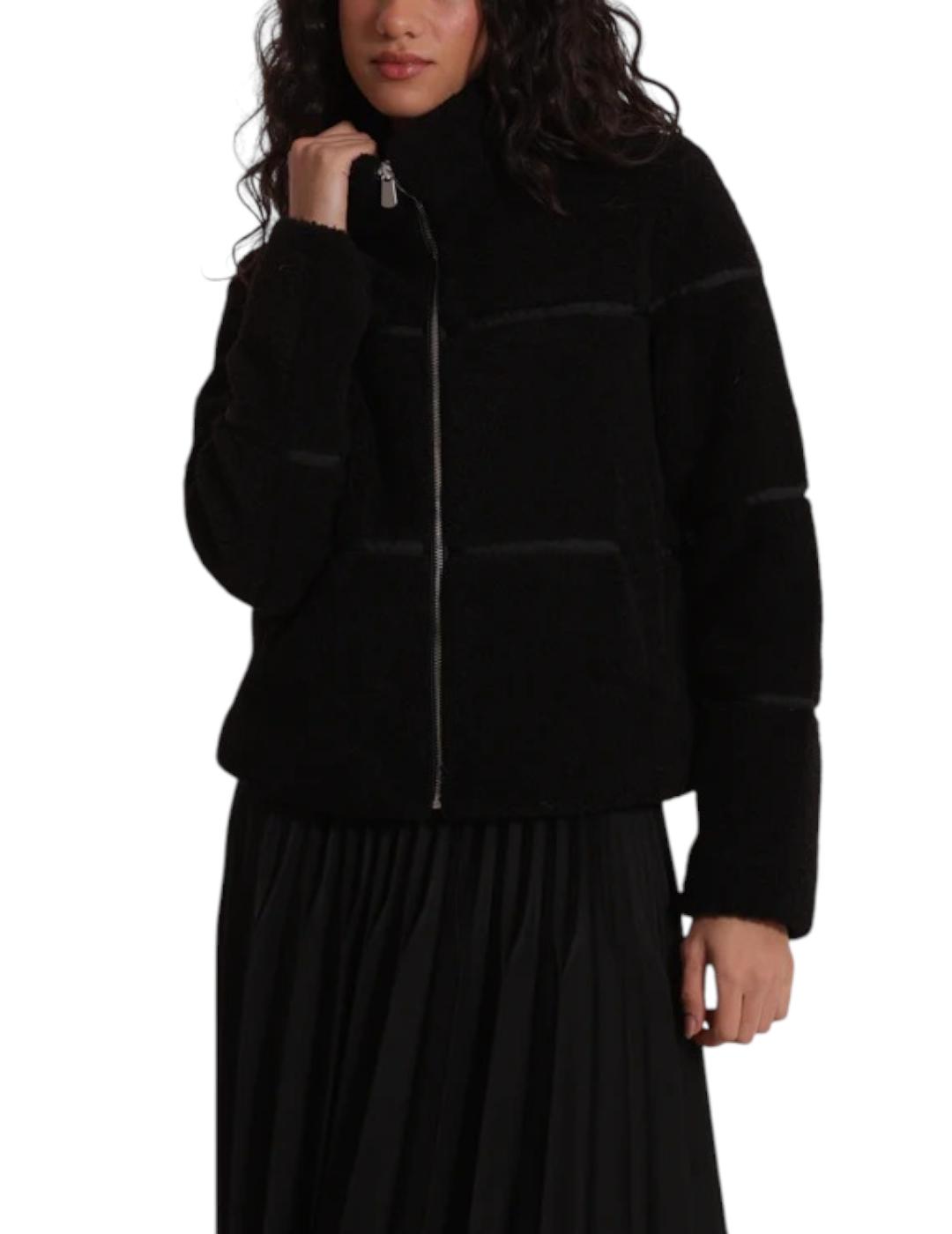 Cazadora Mimi-Muà Combinada Rizo Negro